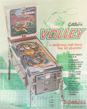 Load image into Gallery viewer, Gottlieb&#39;s Volley Pinball Flyer Signed