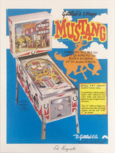 Load image into Gallery viewer, Gottlieb&#39;s Mustang Pinball Flyer Signed