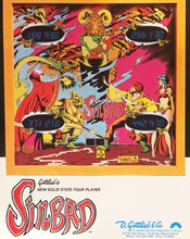 Load image into Gallery viewer, Gottlieb&#39;s Sinbad Signed Flyer