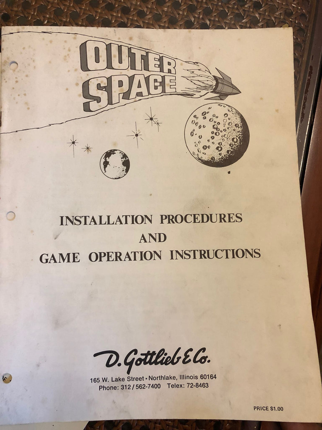 Outer Space Pinball Schematic