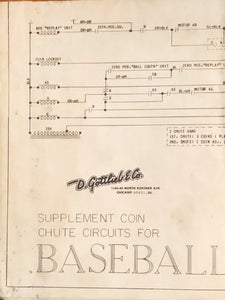 Baseball Pinball Schematics Only