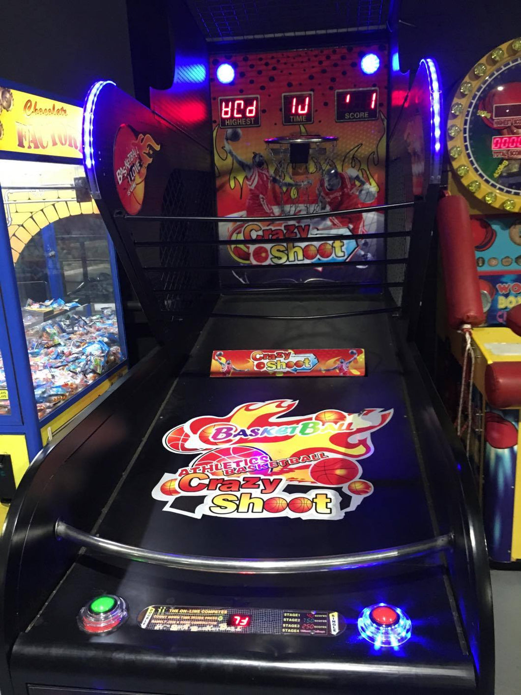 Coin Operated Basketball Game