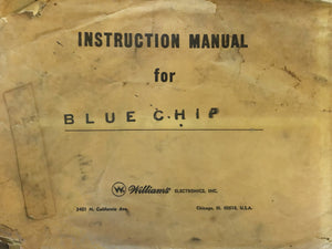 Blue Chip Complete Pinball Manual