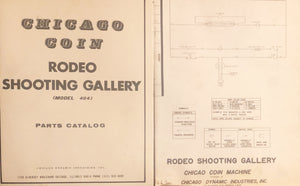 Chicago Coin Rodeo Shooting Gallery Schematics + Product Catalog