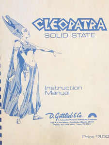 Cleopatra Pinball Booklet