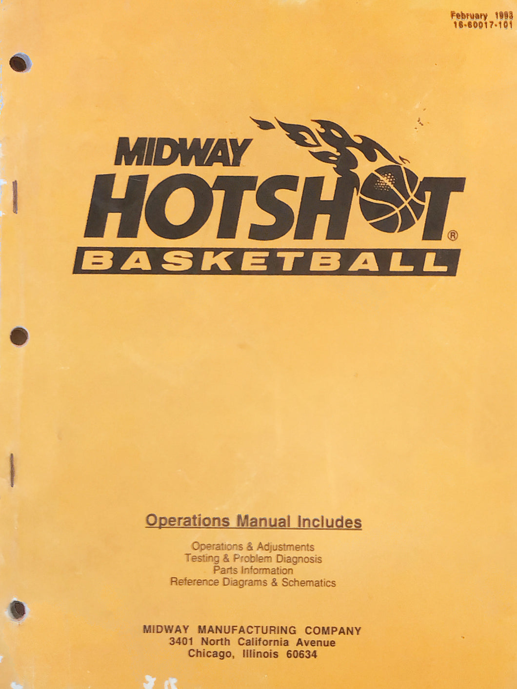 Hotshot Basketball Pinball Book