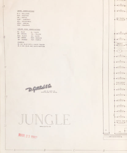 Jungle Pinball Schematic Only