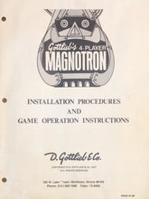Load image into Gallery viewer, Magnotron Complete Pinball Manual