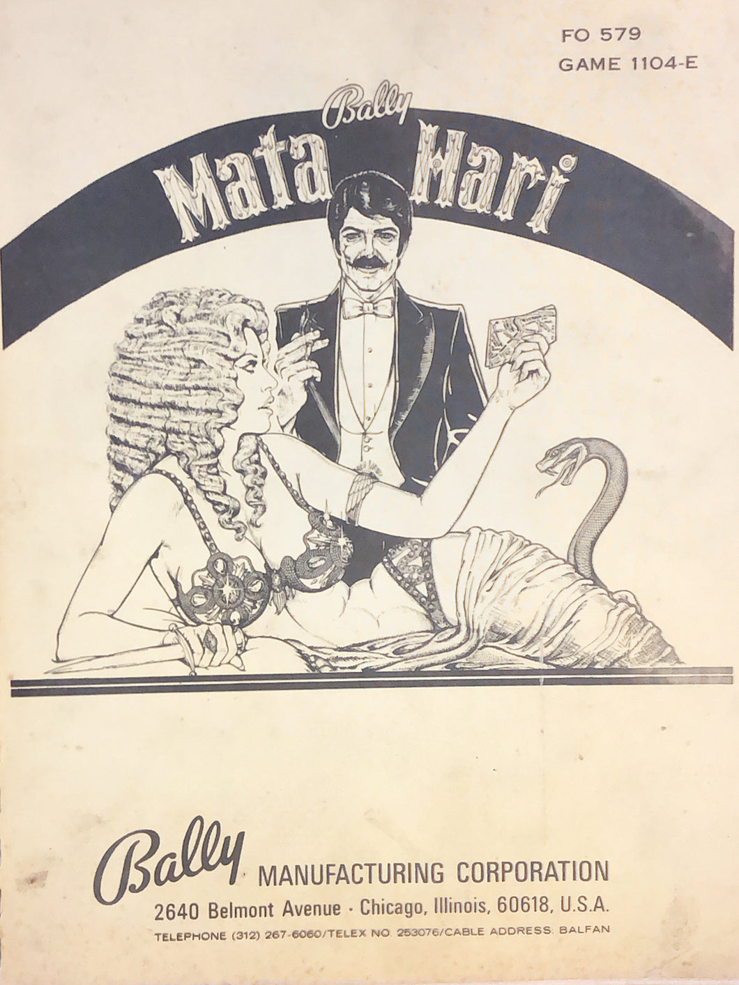 Mata-Hari-Complete Pinball Manual
