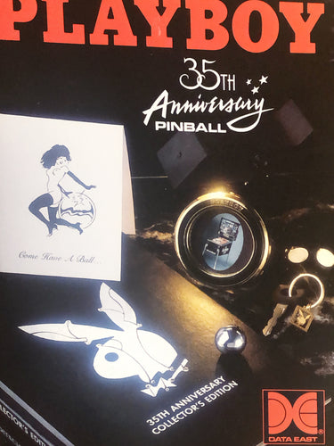 Playboy 35th Anniversary Pinball Flyer