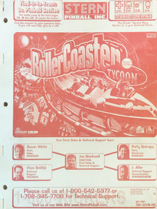 RollerCoaster Pinball Manual Book