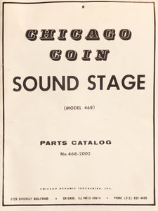 Chicago Coin Pinball Sound Stage Manual