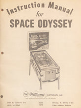 Load image into Gallery viewer, Space Odyssey Pinball Instructions