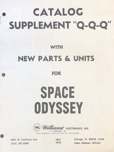 Space Oydess Complete Pinball Manual