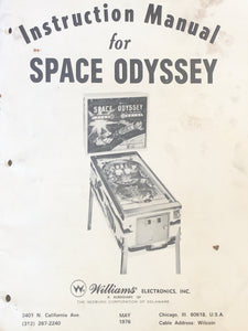 Space Oydess Complete Pinball Manual