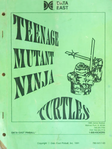 Teenage Mutant Ninja Turtles Pinball Book