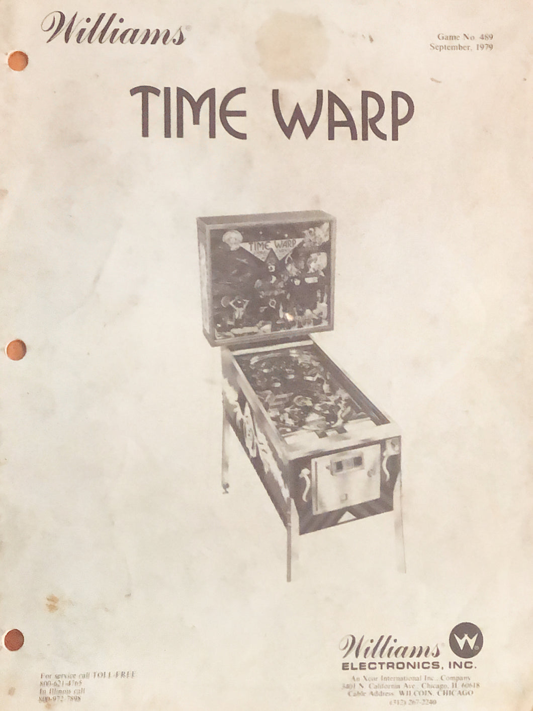 Time Warp Pinball Manual